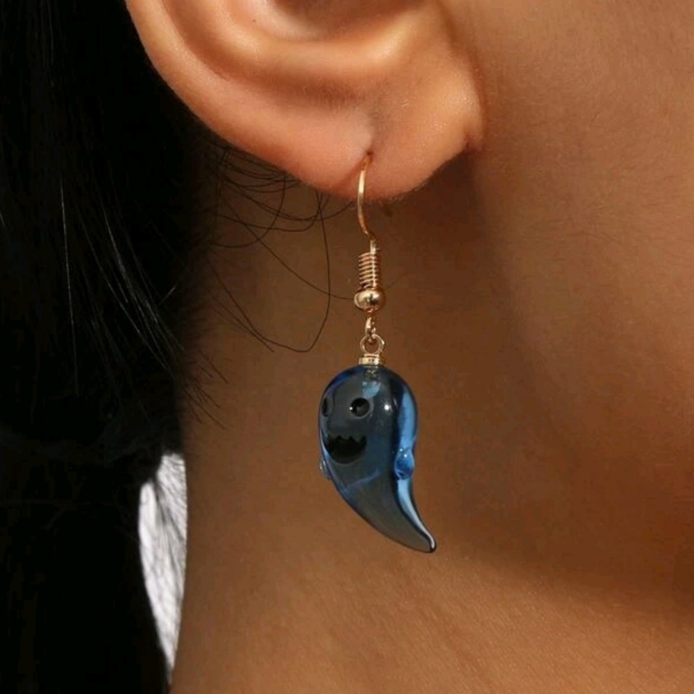 Ghost dangle earrings